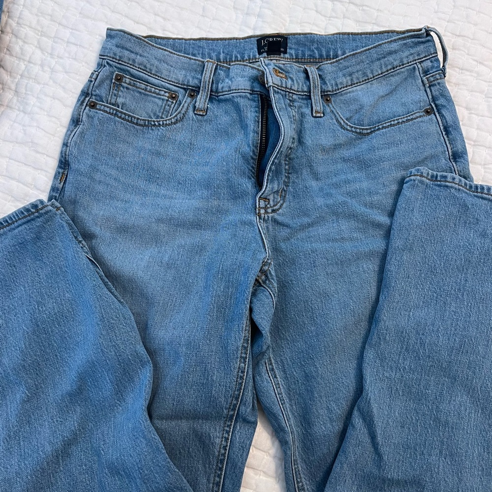 J Crew High Rise Flare Crop, size 28, good condition.
